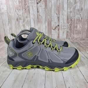 Columbia Mens Trailstorm Waterproof‎ Hiking Shoes Gray Yellow YM0749-036